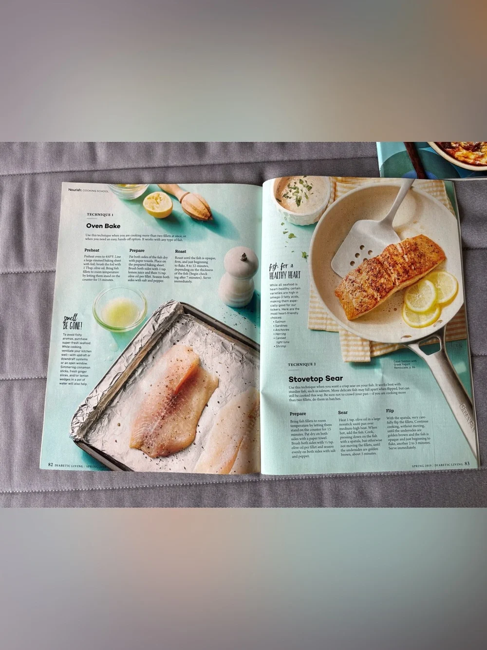 Diabetic Living & EatingWell Magazine Bundle - Blue and White Covers 2019&2020